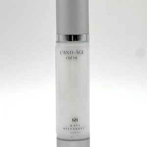 L’ANTI-ÂGE CRÈME von Kayi Mitzakoff – zellschützende Anti-Aging Creme mit ausgewogener Pflegeformel für normale und leicht fettige Haut, spendet Feuchtigkeit und glättet sichtbar