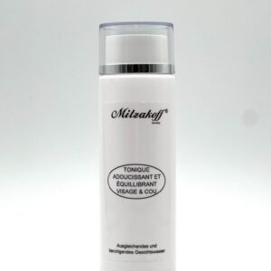 Tonique Adoucissant et Équilibrant Visage & Cou von Kayi Mitzakoff – ausgleichendes, klärendes Gesichtswasser mit Hamamelis, Panthenol und Allantoin, beruhigt und pflegt empfindliche Haut nach der Reinigung